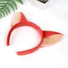 Diadema de Fiesta de Desempeño de Oficial de Policía Conejo de Zootopia, Pasador de Cabello de Orejas de Conejo para Actuación, Tocado para Fotos de Parque de Atracciones para Mujeres