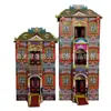 Papel Corrugado Sin Pegamento Tres Capas Plegable Villa Lingwu Casa Lingwu Atado de Papel Sin Pegamento Fábrica de Construcción Venta Directa Mayorista