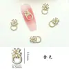 2025 Estilo Japonés Arte de Uñas Pedrería Nuevo Estilo Celebridad de Internet Súper Brillante Decoración de Uñas Pegatina de Arte de Uñas con Pedrería Lujo Ligero Moda