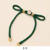 Botón de Cheongsam Tejido a Mano con Estilo Chino Tradicional, Enrollado de Hilo Dorado y Nudo de Lazo, Accesorio Decorativo para Hanfu Chino y Traje Tang