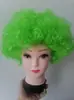 Venta Directa de Fábrica Peluca Afro para Fiesta de Disfraces, Payaso Divertido de Pelo Corto Multicolor para Fans