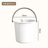 Cubo de Plástico para el Hogar con Tapa Cubo Portátil Cubo Extra Grande para la Lavandería Engrosado Cubo para Baño de Dormitorio Estudiantil Cubo de Almacenamiento de Agua