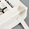 Bolsas de Lona Personalizadas para Bricolaje al por Mayor Regalos Promocionales Bolsas de Algodón Compras Moda Bolsos de Lona de un Solo Hombro