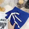 Calça Larga com Estampa de Osso de Cobra para Mulheres 2026 Primavera Nova Calça Reta com Caimento Exportação Cintura Alta Cordão Listras Verticais Casual