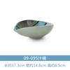Tazón y Plato de Cerámica Simple para el Hogar Estilo Japonés Tazón para Fideos de Alta Temperatura Bajo Esmalte Colorido Tazón para Arroz Taza para Estofado Creativo Plato Creativo para Arroz Vajilla