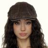 Gorra de béisbol retro americana de mezclilla lavada y envejecida, gorra de spice para niños, gorra de newsboy Bailey, gorra de pintor