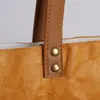 Sacolas de papel DuPont em estoque, sacolas de compras ecológicas de grande capacidade, sacolas de presente de alta qualidade personalizadas para Pilates resistentes a rasgos e ioga