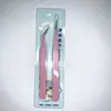 Pinzas de Color Engrosadas para Cuenta de Mano Pestañas Color Cabeza Recta Codo Macaron Pinzas Dibujos Animados Cuenta de Mano Pegatina Pinzas