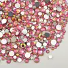 Resina Mixta Ss6-30 Color Ab Diamantes de Imitación para Uñas Planos Base Perforada DIY Funda de Teléfono Oso Violento Accesorios de Ropa Al por Mayor