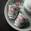 Yishu Palabras de Té Retro Taza de Té Shoutao Taza Individual Cerámica Taza de Té Antigua Taza Maestra Juego de Té Kung Fu Taza de Té Personal