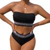 Traje de baño dividido transfronterizo nuevo europeo y americano 2025 Traje de bikini ajustado sexy Traje de baño Mujer bikini Amazon