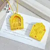 Loja de Ouro Mesmo Estilo Ouro de Areia Antigo Esmalte Tampa Aberta Caixa Gawu Pingente do Deus da Riqueza Amarelo Novo Estilo Chinês Pingente do Deus da Riqueza