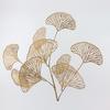 Guirnalda de flores de eucalipto dorado para decoración de bodas, simulación de plantas a juego para dormitorio y sala de estar.