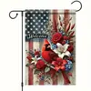 Nuevo Producto 2026 Bandera de Jardín para el Día de los Veteranos Americanos Día Conmemorativo Decoración Exterior para Jardín Patio Bandera de Tela Colgante