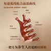 Peine de masaje, peine de sándalo dorado para meridianos, peine de cinco dientes para terapia y salud de la cabeza, peine de delfín, peine de masaje de dientes anchos para la cabeza, venta al por mayor y dropshipping