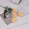 Flor de simulação quatro cabeças bola pequena crisântemo material de flor de casamento cebolinha bola comércio exterior atacado flor de seda decoração de casa arranjo de flores crisântemo de pingue-pongue
