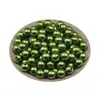 Accesorios para Joyería DIY Tejidos a Mano 8mm Coloridos Ecológicos Perlas de Imitación Perlas Falsas Agujero Recto Cuentas Redondas Material de Cuentas Sueltas