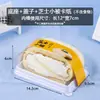 Caixa Embalagem Bolo Rolo Queijo Pequeno Red Net Rolo Sonho Japonês Rolo Pele de Tigre Caixa Doces Ocidentais Mousse Descartável
