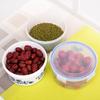 Caja de plástico para helado, con tapa sellada, redonda y gruesa de 1,1 L, para moxibustión de paja de trigo y arcilla, directa de fábrica