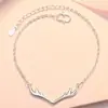 Pulseira Quadrada Única Escovada com Superfície Fosca Estilo Japonês e Coreano Doce Simples Fashion Versátil para Estudante Pulseira Fresca