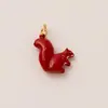 Melhor Venda da Amazon Estilo Simples Série de Animais Fofos Pingente Raposa Aço Inoxidável Acessórios de Joia Ouro 18K