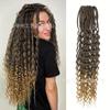 Amazon Aliexpress Lo Más Vendido Peluca Sintética de Dreadlock con Extremos Doblemente Rizados Cabello de Crochet Dreadlock Trenza Deeptwist