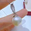 Accesorios DIY Colgante de Perla de Plata de Ley S925, Montura en Blanco para Colgante de Cera de Abejas, Diseño de Signo de Exclamación de Lujo Ligero Todo de Plata