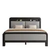 Cama de hierro forjado, cama doble para uso doméstico, estructura de cama individual de acero inoxidable engrosada y reforzada de 1.8 m, cama con estructura de hierro para viviendas de alquiler