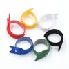 Tiras de Bateria de Velcro de Volta-para-Trás em Estoque do Fabricante, Velcro de Nylon, Fechos de Velcro Coloridos, Velcro Autoadesivo