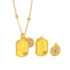 Puzuo Color Fuerte que Conserva Arena Dorada Accesorios DIY Colgante de Diamante Hielo Triturado Materiales para Joyería Hecha a Mano