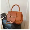 Bolsas de Cor Contrastante 2026 Novas Bolsas Femininas de Alta Qualidade Estilo Coreano Bolsa Transversal Simples Versátil Bolsa de Ombro de Mão
