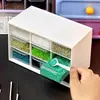 Novo Organizador de Acessórios de Miçangas DIY Grande para Mesa com Compartimentos e Gaveta