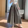 Pantalones Anchos de Algodón y Lino Hielo Estilo Old Money para Mujer, Corte Holgado, Adelgazantes, Caídos, Pantalones Cortos Casuales de Pierna Recta