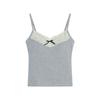 Camisola sin costuras dulce y sexy con encaje para mujer 2024 Nuevo adelgazante de uso exterior belleza espalda bottoming top