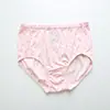 Ropa Interior para Mujeres de Mediana Edad y Mayores de Comercio Exterior Holgados de Cintura Alta Madre y Abuela Algodón Puro Cómodos Calzones Shorts Delgados Florales
