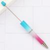 Multi-color plástico frisado caneta esferográfica caneta esferográfica DIY artesanal frisada caneta esferográfica caneta de presente caneta de publicidade em estoque atacado