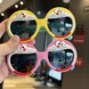Óculos de Sol Polarizados Mistos Desenho Animado Óculos Polarizados Masculino Silicone Infantil Gato Dingdang Gatinho Meninas Coelho Crianças