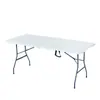 Mesa plegable de moldeo por soplado portátil para exteriores Mesa para entrenamiento y conferencias Mesa para puesto de mercado nocturno Mesa simple para apartamento pequeño