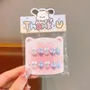 Novas Unhas Infantis Removíveis Vestíveis na Caixa para Meninas, Adesivos de Unha Removíveis, Adesivos de Unha Exquisitos de Desenho Animado, Peças de Unha