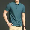 Camisa Polo Sin Costuras de Talla Grande para Hombre, Polo de Cuello Campana, Manga Corta de Negocios, Talla 8XL para Hombre, Comercio Exterior Transfronterizo, Logotipo Personalizado