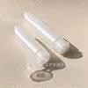 Botella dispensadora de tubo blando para viajes, Botella exprimible con tapa abatible boca abajo, Cosméticos, Champú, Gel de ducha, Botella vacía portátil