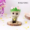 Racimo de cristal natural, figura de Groot, piedra en bruto de cristal, espécimen mineral de ágata, decoración para el hogar y Navidad, al por mayor