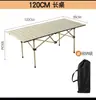Juego de Mesa Portátil para Rollos de Huevo Camping Picnic Exterior Mesa Plegable Puesto Barbacoa Mesa Plegable
