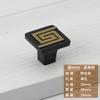 Nuevo Estilo Chino Manija Bronce Negro Gabinete Armario Manija Pequeña Cajón Redonda Un Agujero Muebles Retro Manija Oscura
