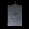 Saco pendurável transparente de PE com impressão de palavras de aviso, saco para pó universal para roupas transfronteiriço, saco pendurável transparente grosso, saco para terno