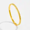 Pulsera transfronteriza de acero de titanio con diamantes cuadrados de alto brillo para mujer, pulsera de acero inoxidable simple y de lujo ligero de acero de titanio con micro diamantes pulidos