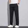 Calça esportiva masculina WILLIAMPOLO, primavera/verão, perna larga, perna reta, respirável, versátil, com bom caimento, resistente a rugas, calça longa casual