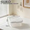 Frasco de almacenamiento transparente BNBST con tapa para sala de té, almacenamiento de tazas de café, frasco de almacenamiento para clasificar y organizar artículos domésticos varios