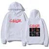 Sudaderas con Capucha Estampado de Rocas Primavera 2024 Banda de Música Gorillaz Punk Años 90