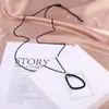 Colar de contas irregulares Joias transfronteiriças europeias e americanas Corrente para suéter Moda de verão e outono Colar feminino Corrente para clavícula Atacado